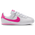 Nike Cortez EasyOn - Infants Shoes White-Laser Fuchsia