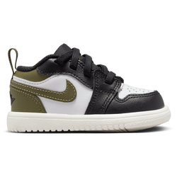 Infants Shoes - Jordan 1 Low Alt - Black-White-Med Olive