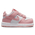 Nike Dunk Low - Infants Shoes White-Pink Glaze-Pomegranate