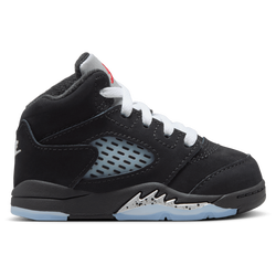 Infants Shoes - Jordan 5 Retro - Black-White-Mtlc Silver