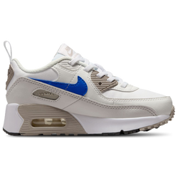 Pre School Shoes - Nike Air Max 90 - White-Racer Blue-College Grey
