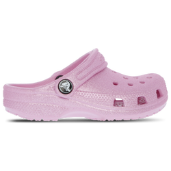 Infants Flip-Flops and Sandals - Crocs Classic Glitter Clog - Pink Tweed Glitter-Pink Tweed Glitter