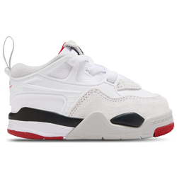 Infants Shoes - Nike Air Jordan 4 - White-Varsity Red-Black