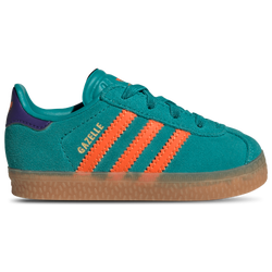 Infants Shoes - adidas Gazelle - Teal-Orange