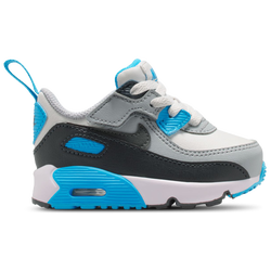 Infants Shoes - Nike Air Max 90 - Platinum Tint-Iron Grey-Blue Lightning