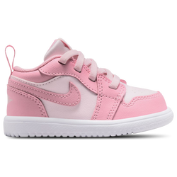 Infants Shoes - Nike Jordan 1 Low - Med Soft Pink-Pearl Pink-White