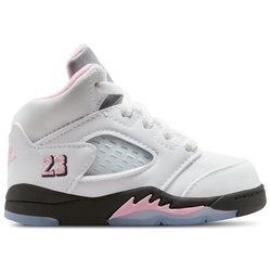 Infants Shoes - Jordan 5 Retro - White-Med Soft Pink-Black