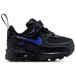 Infants Shoes - Nike Air Max 90 - Black-Racer Blue-Dk Smoke Grey