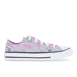 Pre School Shoes - Converse Chuck Taylor All Star Ox - Ghost-Magic Flamingo-Metallic Gunmetal