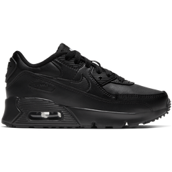 Pre School Shoes - Nike Air Max 90 - Black-Black-White