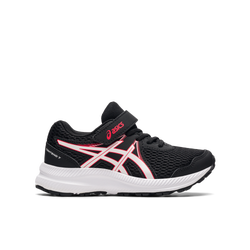 Pre School Shoes - Asics Contend 7 - Black-Electric Red