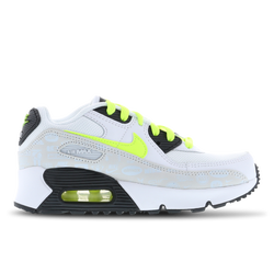 Pre School Shoes - Nike Air Max 90 - White-Volt-Black