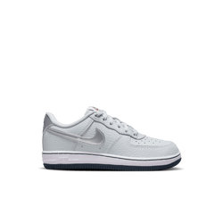 Pre School Shoes - Nike Air Force 1 - Pure Platinum-Metallic Silver-Barely Grape