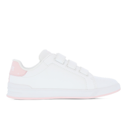 Pre School Shoes - Polo Ralph Lauren Heritage Court - White-Lt Pink