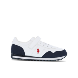 Pre School Shoes - Polo Ralph Lauren Train 89 - White-Navy