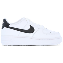 Grade School Shoes - Nike Air Force 1 - White-Black