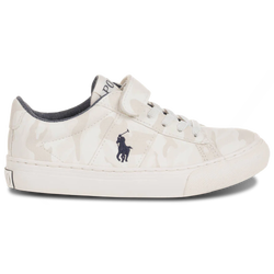 Pre School Shoes - Polo Ralph Lauren Sayer - Cream Camo-Grey