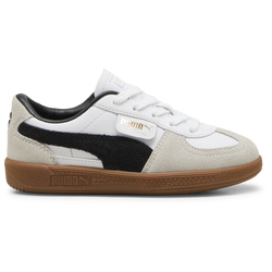 Pre School Shoes - Puma Palermo - White-Vapor Grey-Gum