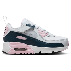 Pre School Shoes - Nike Air Max 90 EasyOn - White-Pink Foam