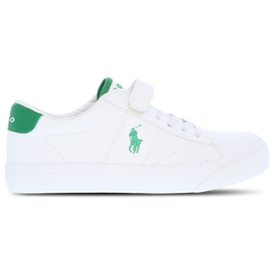 Pre School Shoes - Polo Ralph Lauren Ryley - White-Green