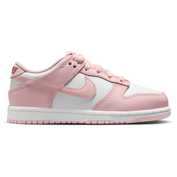 Pre School Shoes - Nike Dunk Low - White-Pink Glaze-Pomegranate