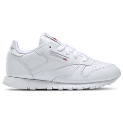 Pre School Shoes - Reebok Classic Leather - White-White-White