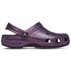 Pre School Flip-Flops and Sandals - Crocs Classic Glitter Clog - Dark Iris-Mutli