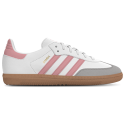 Pre School Shoes - adidas Samba OG - White-Silver Green-Gum