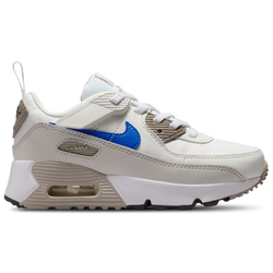 Pre School Shoes - Nike Air Max 90 - White-Racer Blue-College Grey