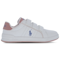 Pre School Shoes - Polo Ralph Lauren Court 3 - White-Pink