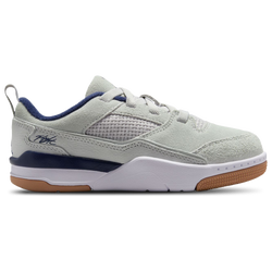 Pre School Shoes - Nike Jordan Flight Court - Neutral Grey-Midnight Navy-White