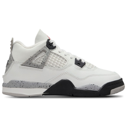 Pre School Shoes - Nike Jordan 4 Retro Og - Summit White-Fire Red-Tech Grey