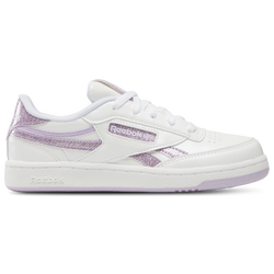 Pre School Shoes - Reebok Club C - White-Purple