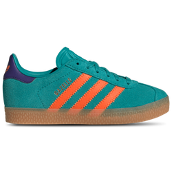 Pre School Shoes - adidas Gazelle - Teal-Orange