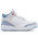 Jordan 3 Retro - Pre School Shoes White-Pink Glow-Cobalt Bliss