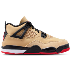 Pre School Shoes - Jordan 4 Retro - Fire Red-Starfish-Sesame