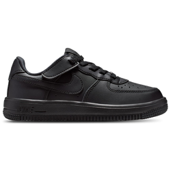 Pre School Shoes - Nike Air Force 1 - Black-Black-Black