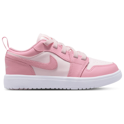 Pre School Shoes - Jordan 1 Low - Med Soft Pink-Pearl Pink-White