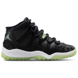 Pre School Shoes - Jordan 11 Retro - Black-Barely Volt-Dk Raisin