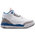 Jordan 3 Retro - Pre School Shoes White-Varsity Red-True Blue