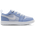 Jordan 1 Low Retro - Pre School Shoes Aluminum-Hydrogen Blue-White