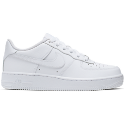 Grade School Shoes - Nike Air Force 1 Low - White-White-White