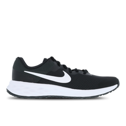 Grade School Shoes - Nike Revolution 6 - Black-White-Dark Smoke Grey