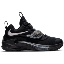 Grade School Shoes - Nike Freak 3 - Black-Mtlc Silver-Wolf Grey