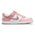 Nike Dunk Low - Grade School Shoes White-Pink