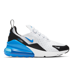 Grade School Shoes - Nike Air Max 270 - White-Signal Blue-Black