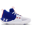 Under Armour Embiid 1 - Grade School Shoes White-Royal
