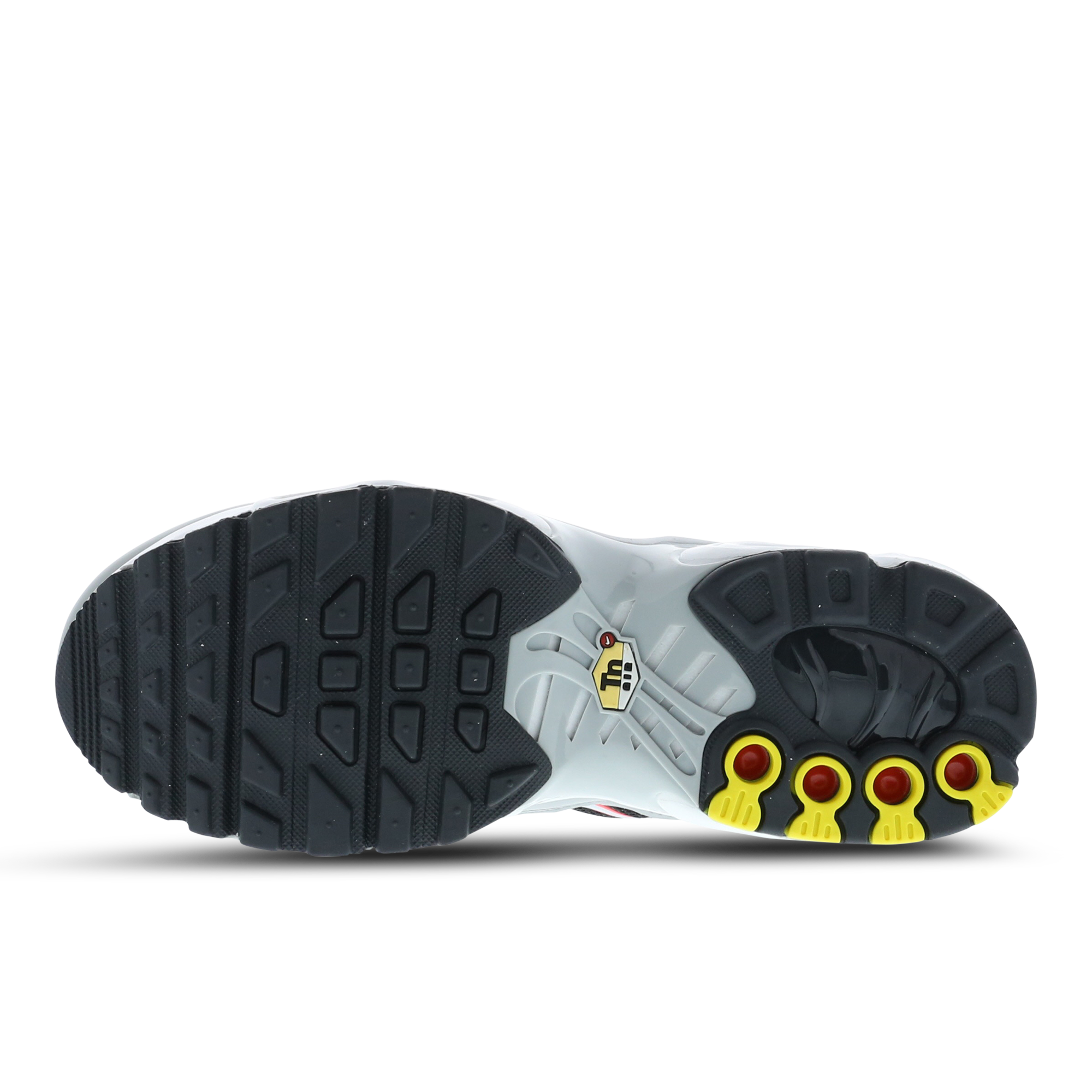 nike tuned 1 grade school shoes black and white