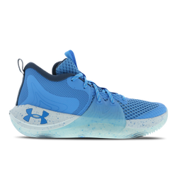 Grade School Shoes - Under Armour Embiid 1 - Viral Blue-Skylight-Mechanic Blue