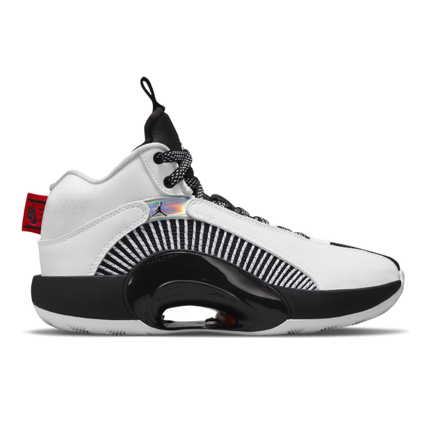 Jordan AJ XXXV - Boys' Grade School Basketball Shoes - White / / Deep Royal Blue - CQ9433-101